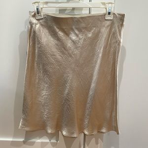 Babaton silk slip skirt